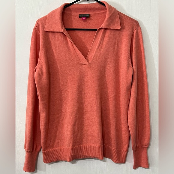 Vince Camuto Ladies Pullover Collared Lightweight Sweater
Ocean Coral S Small - Picture 8 of 8